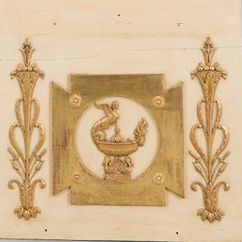 A pair of Empire 19th century panels for console tables, attributed to Petter Gustaf Bylander.