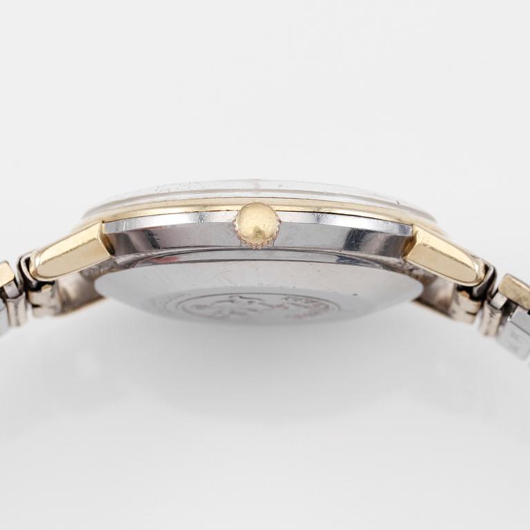 ARMBANDSUR, guld på stål, Omega Automatic, Seamaster de Ville.