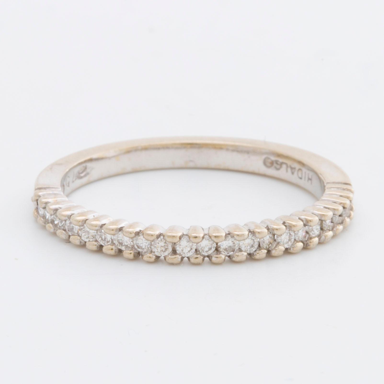 ETRNITY RING 18K whitegold w brilliant-cut diamonds approx 0,20 ct.