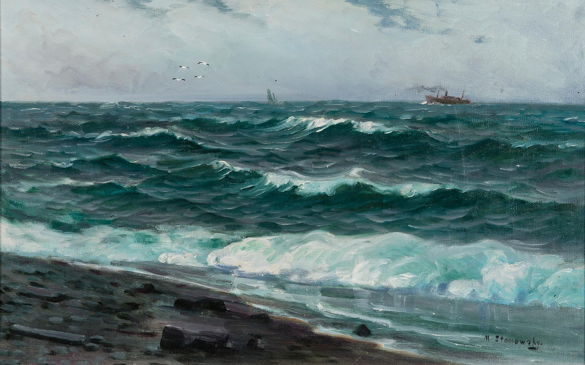 MIKAEL STANOWSKY, oil on canvas, signed.