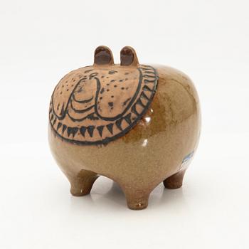 Lisa Larson, Figure, stoneware, "Bulldog", from the series "Stora zoo", Gustavsberg.