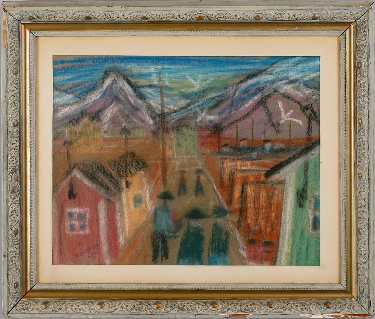 ESKIL NORDELL, blandteknik, sign och dat -51.