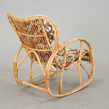 A second half of the 20th century rocking chair.