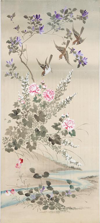 OKÄND KONSTNÄR, akvarell, Japan. Omkring 1900.