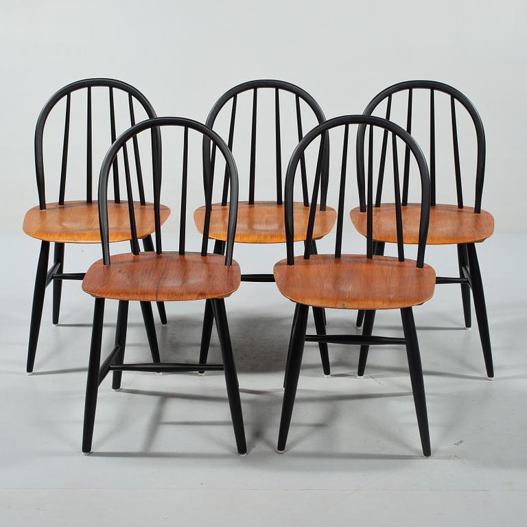 STOLAR, 5 st (4 + 1), Fanett, delvis Ilmari Tapiovaara, Edsbyverken. 1950/60-tal.
