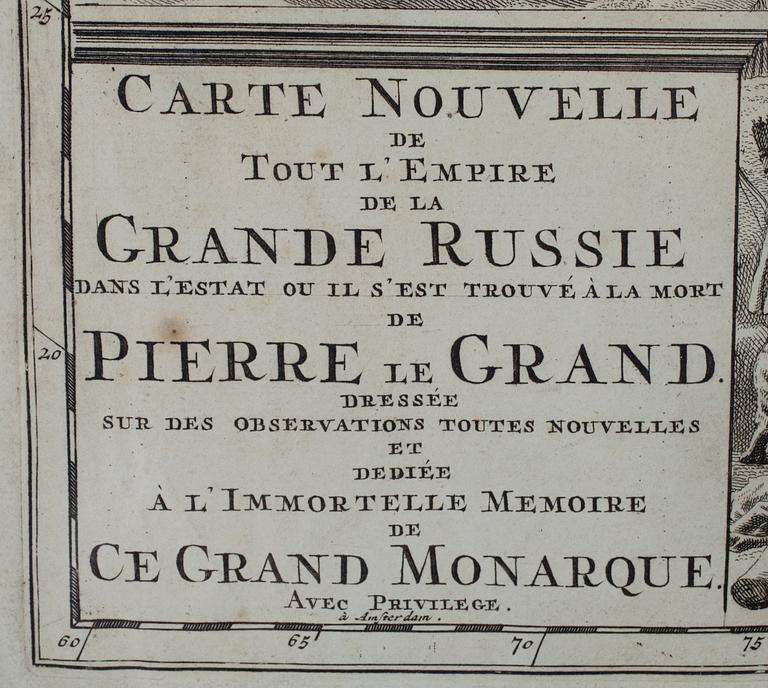 KARTA, Carte Nouvelle de Tout l'empire de la Grande Russie.