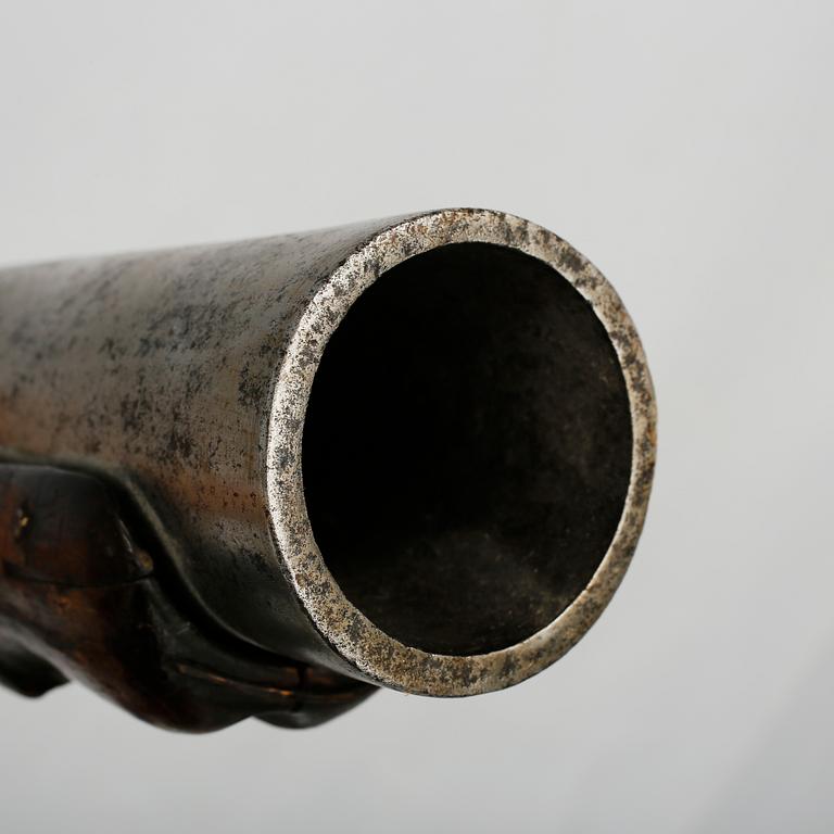 MUSKEDUNDER, flintlås, 1700/1800-tal.