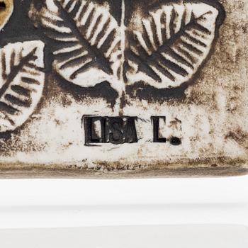 Lisa Larson, väggplaketter, 2 st, Gustavsberg.