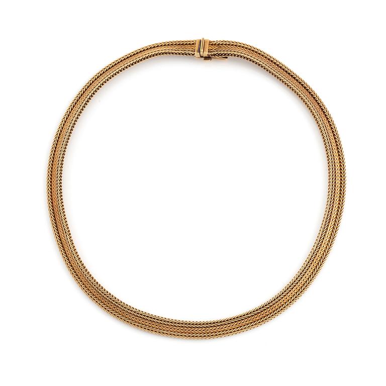 Collier 18K guld.