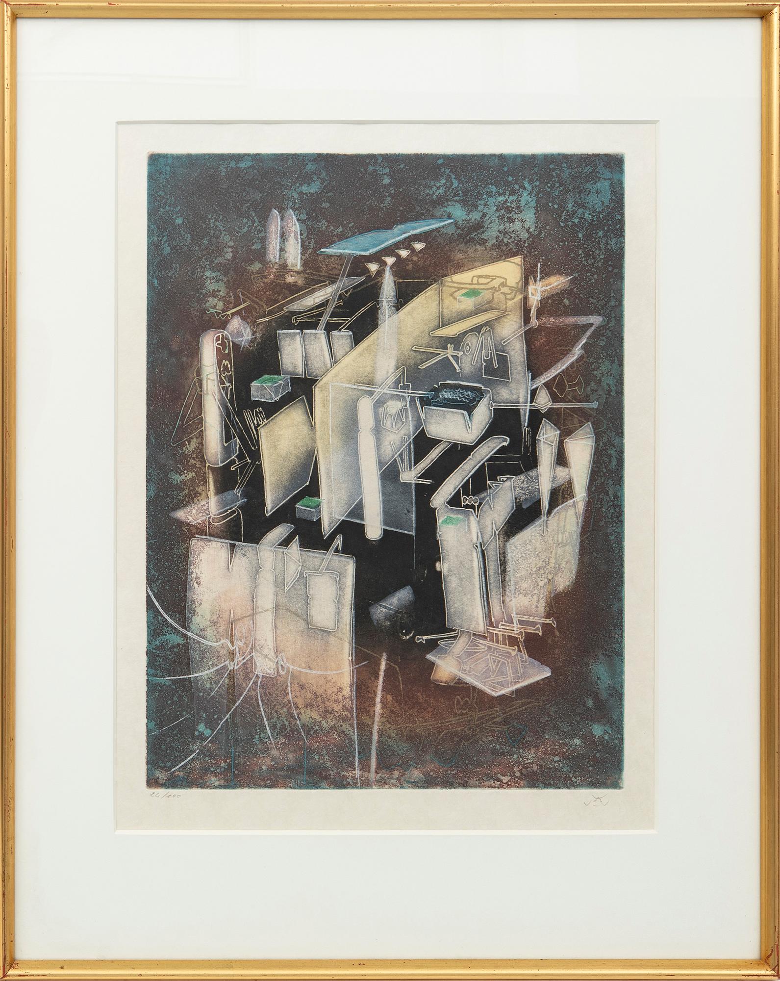Roberto Matta, "Être Hommonde", 1977.