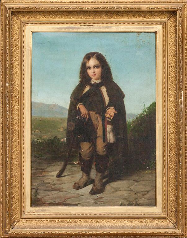 OKÄND ITALIENSK KONSTNÄR, 1800-talets mitt, olja på duk.