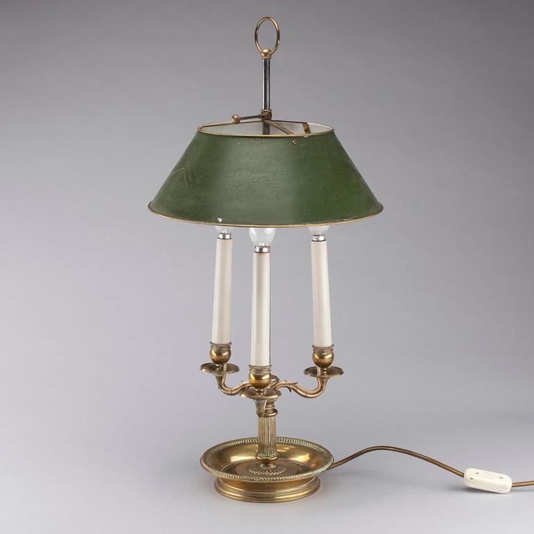 BOUILOTTELAMPA, empirstil, 1900-talets mitt.