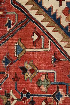 A carpet, antique Heriz, a so-called Serapi, ca 360 x 321 cm.