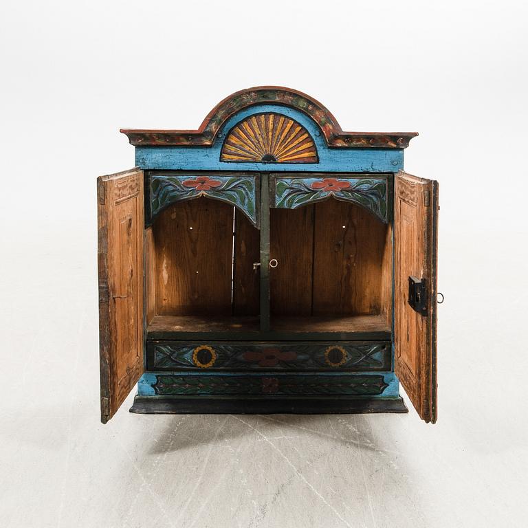 Wall-mounted cabinet dated 1847 Skåne.