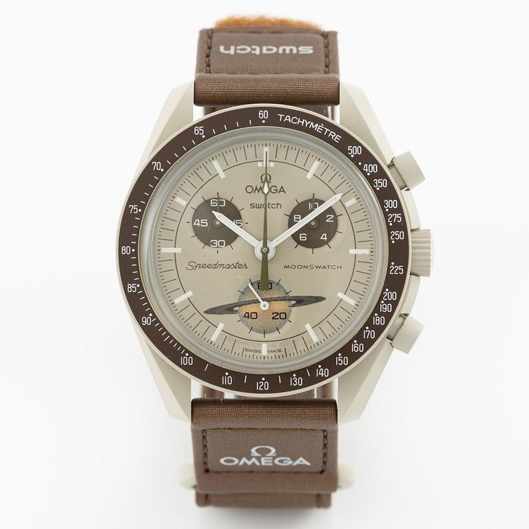 Omega/Swatch, MoonSwatch, "No Reserve", collection of 14 pcs, chronograph, wristwatches, 42 mm.