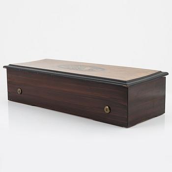 A musical box, Ste. Croix, Schweiz, late 19th Century.