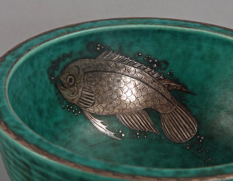 SKÅL, stengods, "Argenta" W Kåge, Gustavsberg.