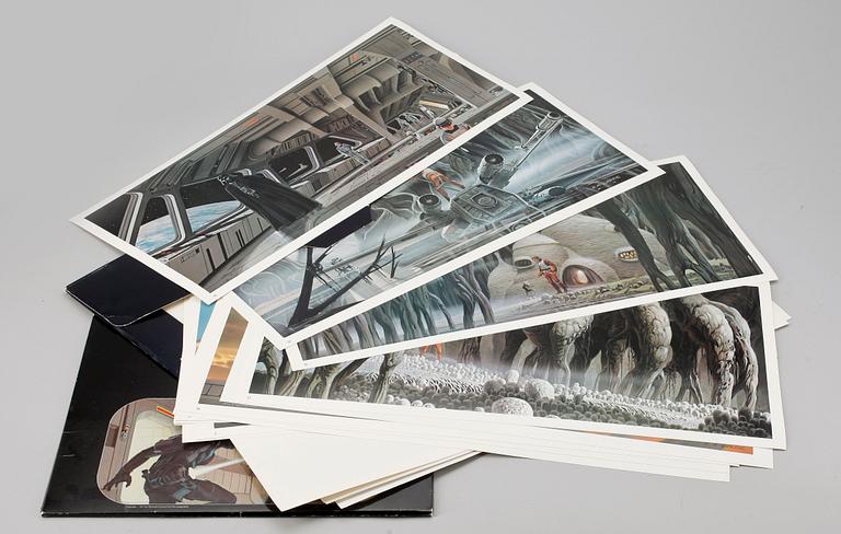 THE STAR WARS PORTFOLIO, 3 mappar, Ralph McQuarrie, 1970/80-tal.