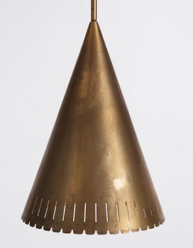 Harald Notini, taklampor, ett par, modell "11773", Arvid Böhlmarks Lampfabrik, Stockholm 1940-50-tal.