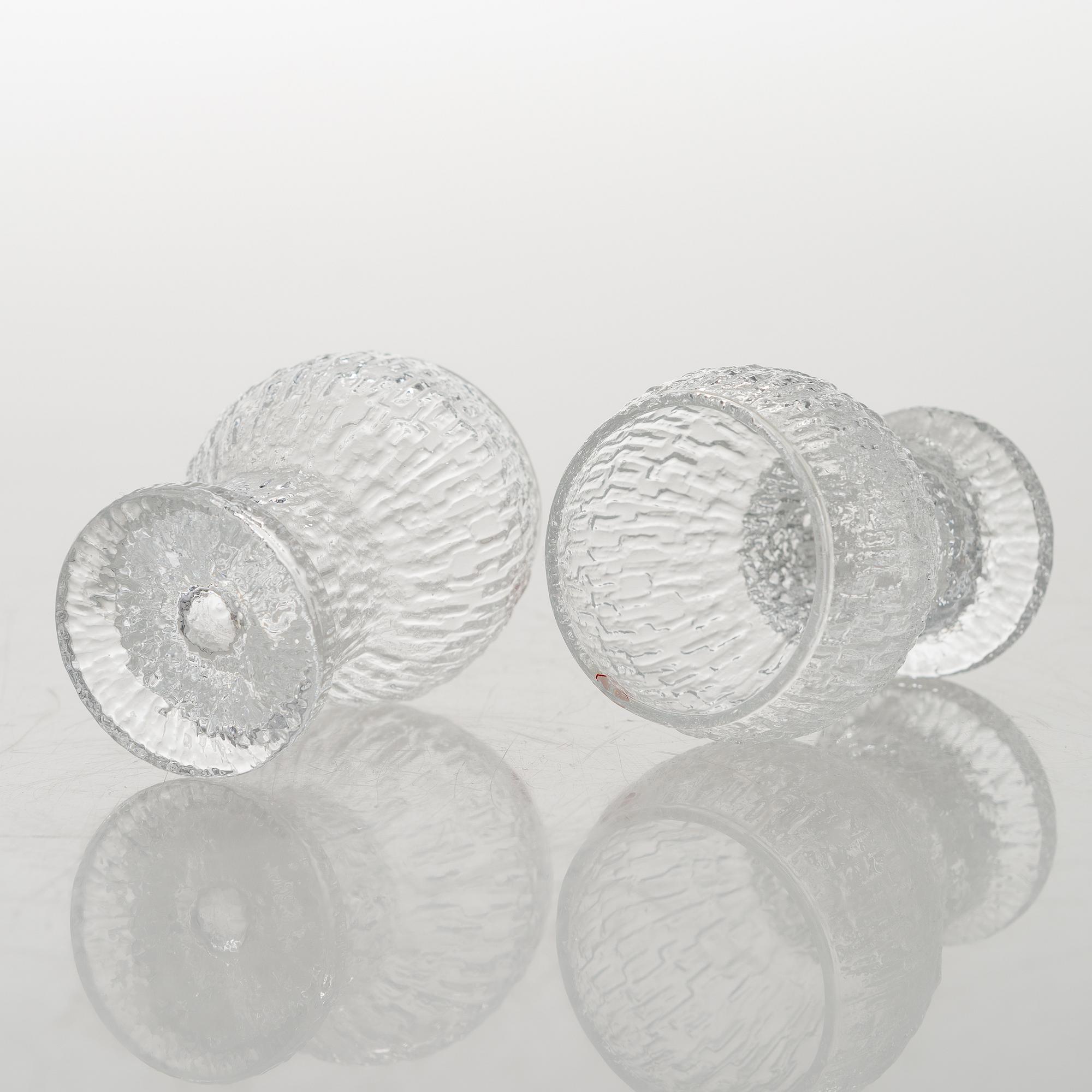 TIMO SARPANEVA, set of 12 'Naukku' drinking glasses from Kekkerit (Party) series for Iittala.