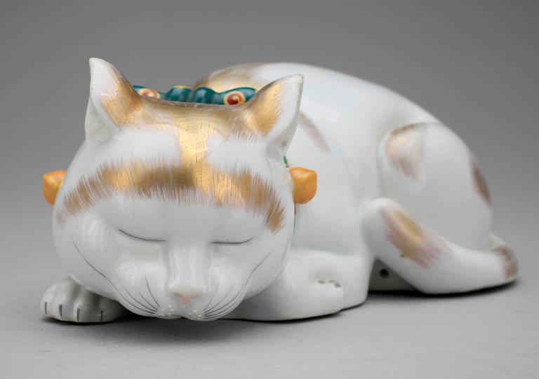 FIGURIN, porslin, Kutani, Japan, 1900-talets första hälft.