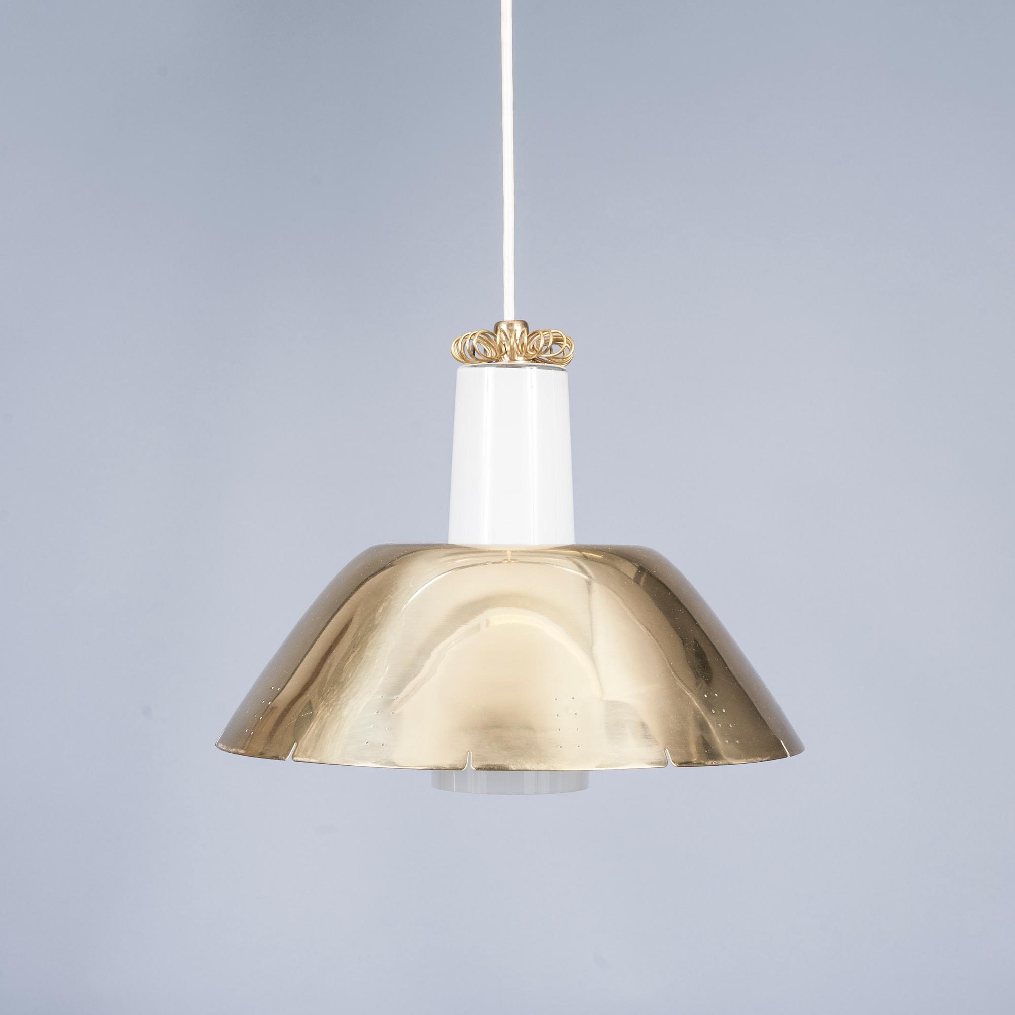 TAKLAMPA, Paavo Tynell, Idman, 1950-tal. Höjd 100 cm.