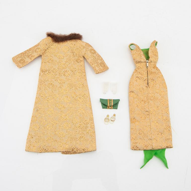 Barbie clothes 3 sets. Vintage including "Golden Glory" Mattel 1965-66, "Music Center Matinee" Mattel 1966-67.