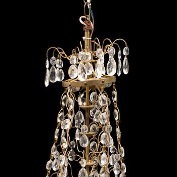 CHANDELIER, gustavian style, mid 20th century.