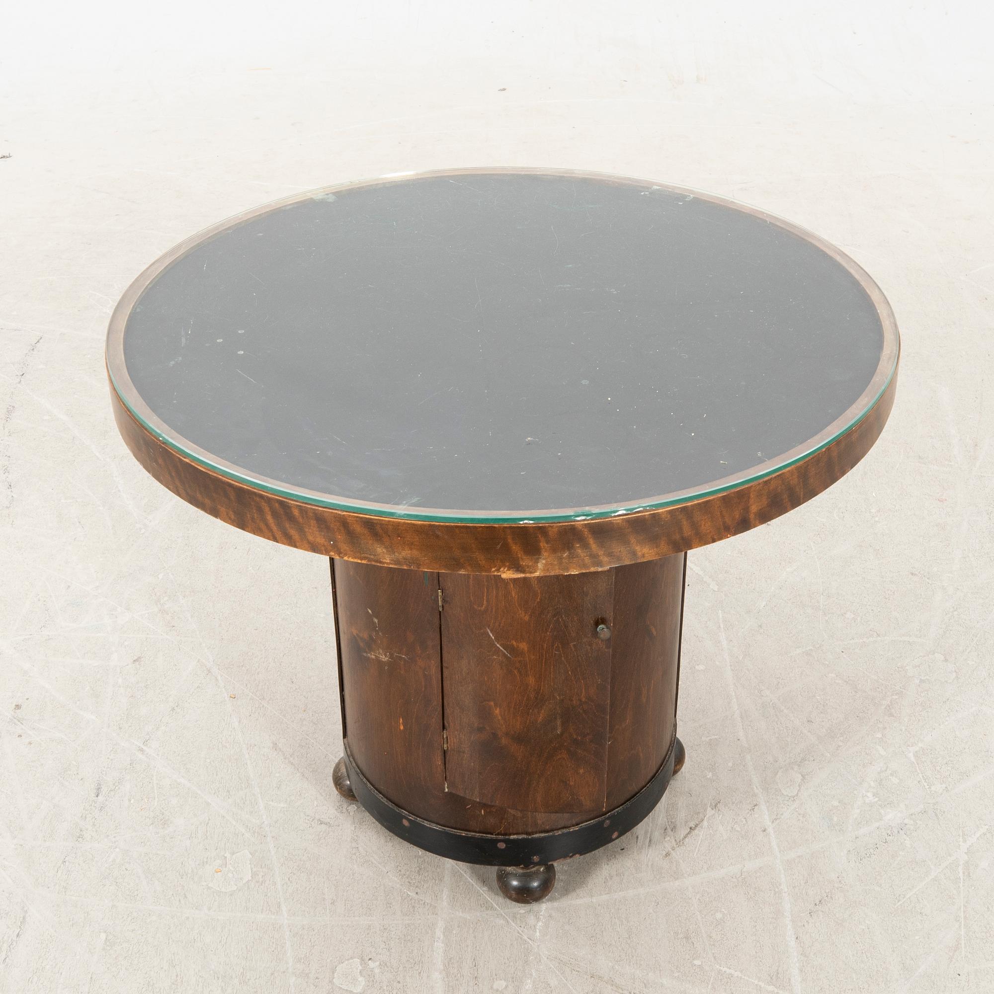 Soffbord/sidobord Art deco 1900-talets första hälft.