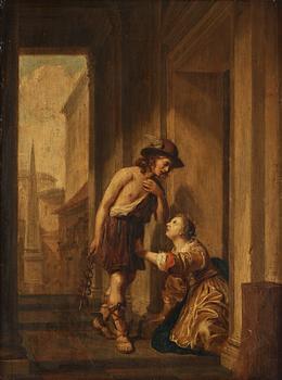 787. Jan de Bray (de Braij), Mercury and Aglauros at the door of Herse's chamber.