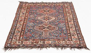 Matta, antique Kashgai/Shiraz, circa 180 x 125 cm.