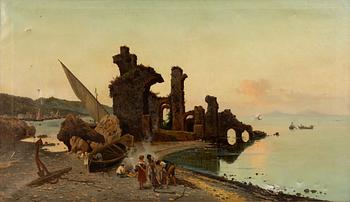 Pietro Barucci, Ruins by the Coast.
