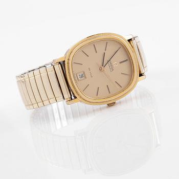 ARMBANDSUR, guld på stål, Omega Automatic, de Ville.