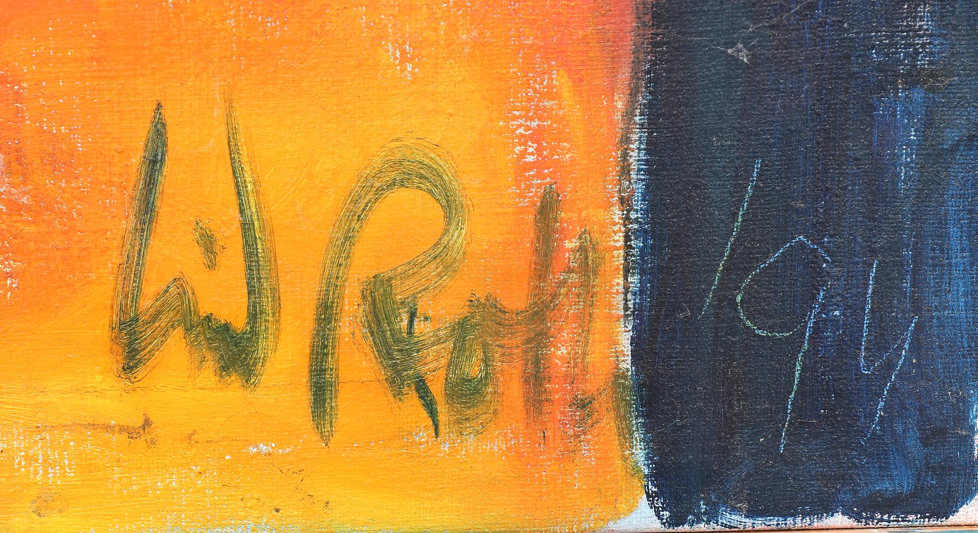 Ingrid Roth, oil on canvas signed.