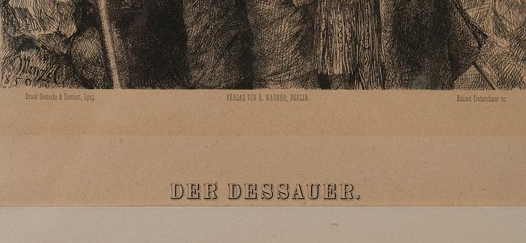 LITOGRAFIER, 6 st, Verlag von R. Wagner, Berlin, 
Eduard Kretzschmar, 1800-talets slut.