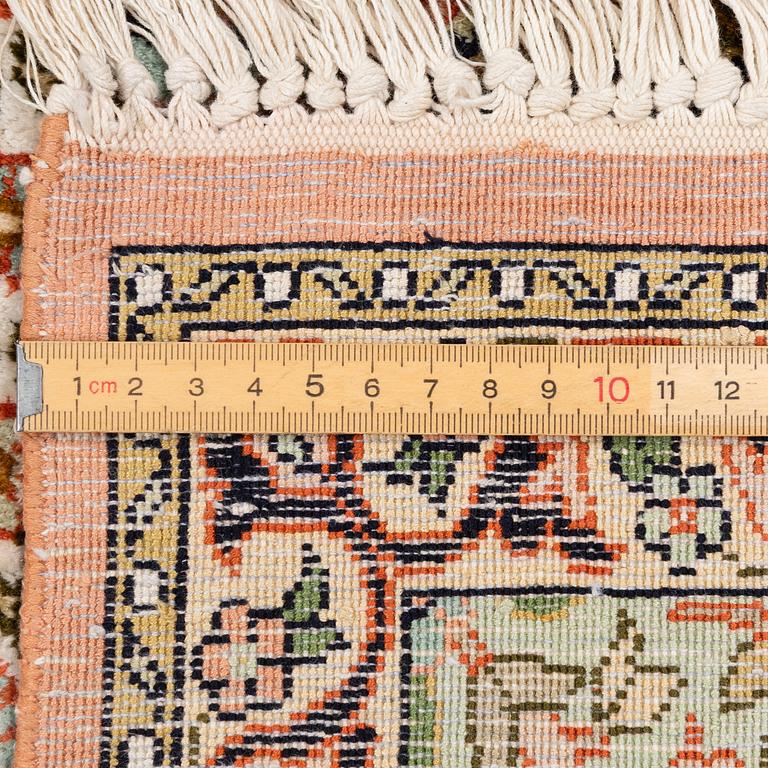 Rug, Kashmir, approx. 216 x 154 cm.