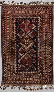A CARPET, Shiraz/kashgai, ca 200 x 133 cm.