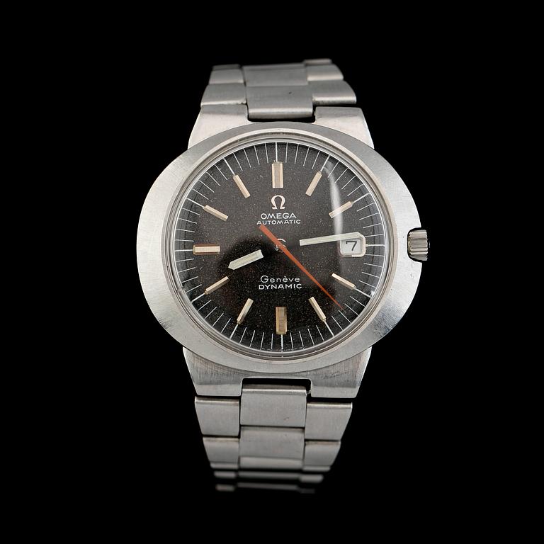 HERRARMBANDSUR, stål, "Dynamic", Omega, 1960/70-tal.