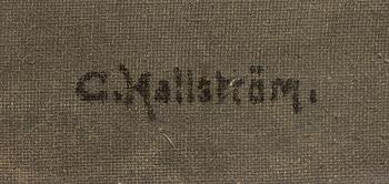 Carl Hallström, Twilight Landscape.