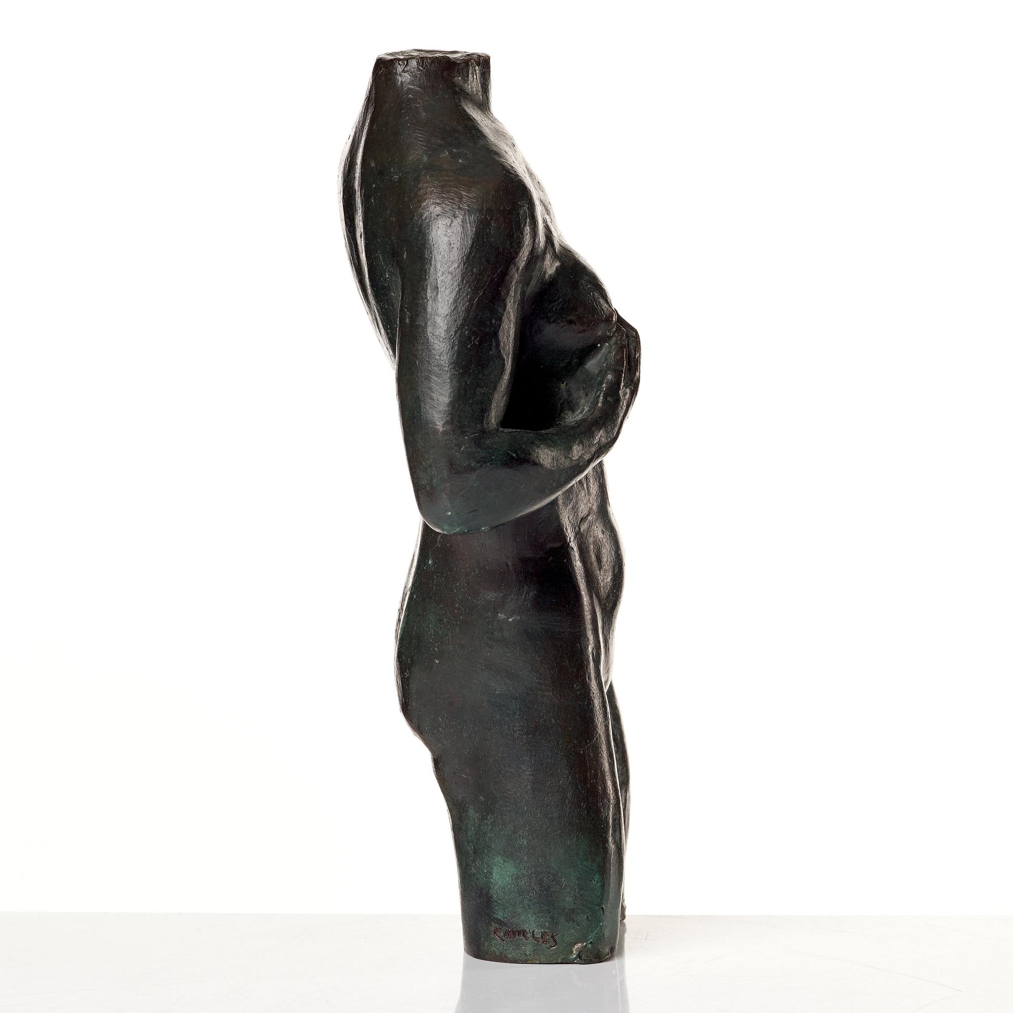 Carl Milles, Detail from "Flicka med äpple" (Girl with an apple).