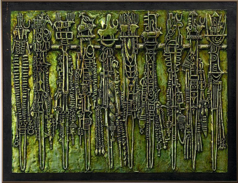 Bruce Onobrakpeya, "Odjevwe ogba erhue".