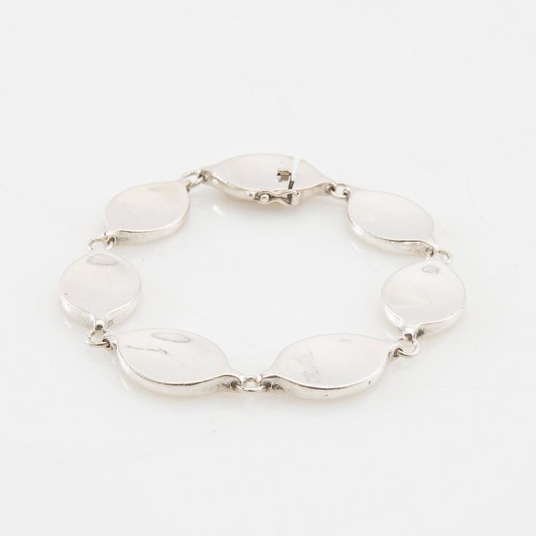 Georg Jensen, Bracelet model no. 171, sterling silver, Denmark.