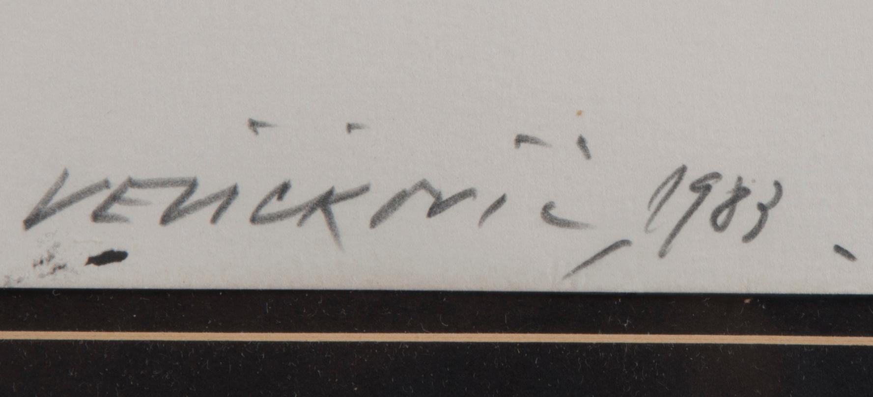 VLADIMIR VELICKOVIC, färglitografi, signerad, daterad 1983 och numrerad HC XXXVIII/L.