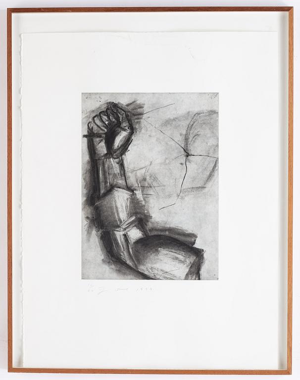 Jim Dine, etching with aquatint, signed and numbered 12/60, dated 1989.