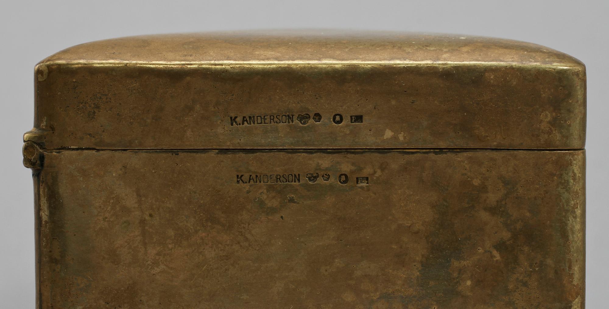 SKRIN, silver, Karl Anderson, Stockholm, 1917. Tot vikt 545 g.