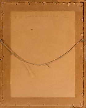 ERNST G. HEDMAN, mixed media, signed copy after Pekka Halonen 23 II -11 Ernst G. Hedman.