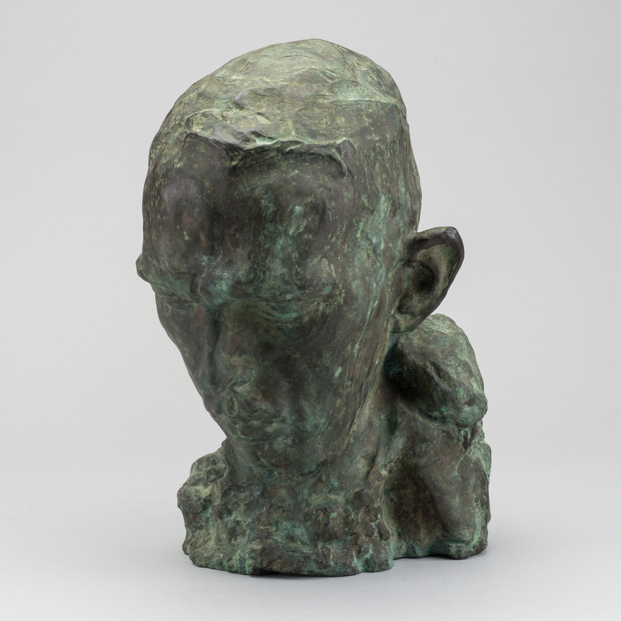 CARL MILLES, bronze, signed and dated  1910.