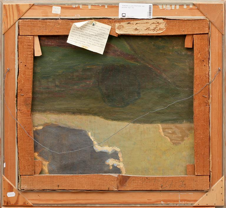 ELLEN TROTZIG, olja på duk, sign.