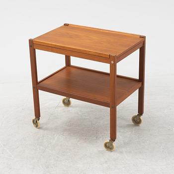 A 1950's/60's teak serving trolley from Erik Gustafssons Möbelfabrik.