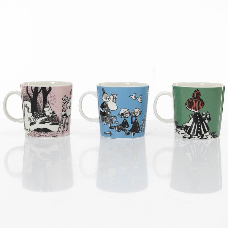 Arabia, muminmuggar, 3 st, Finland.